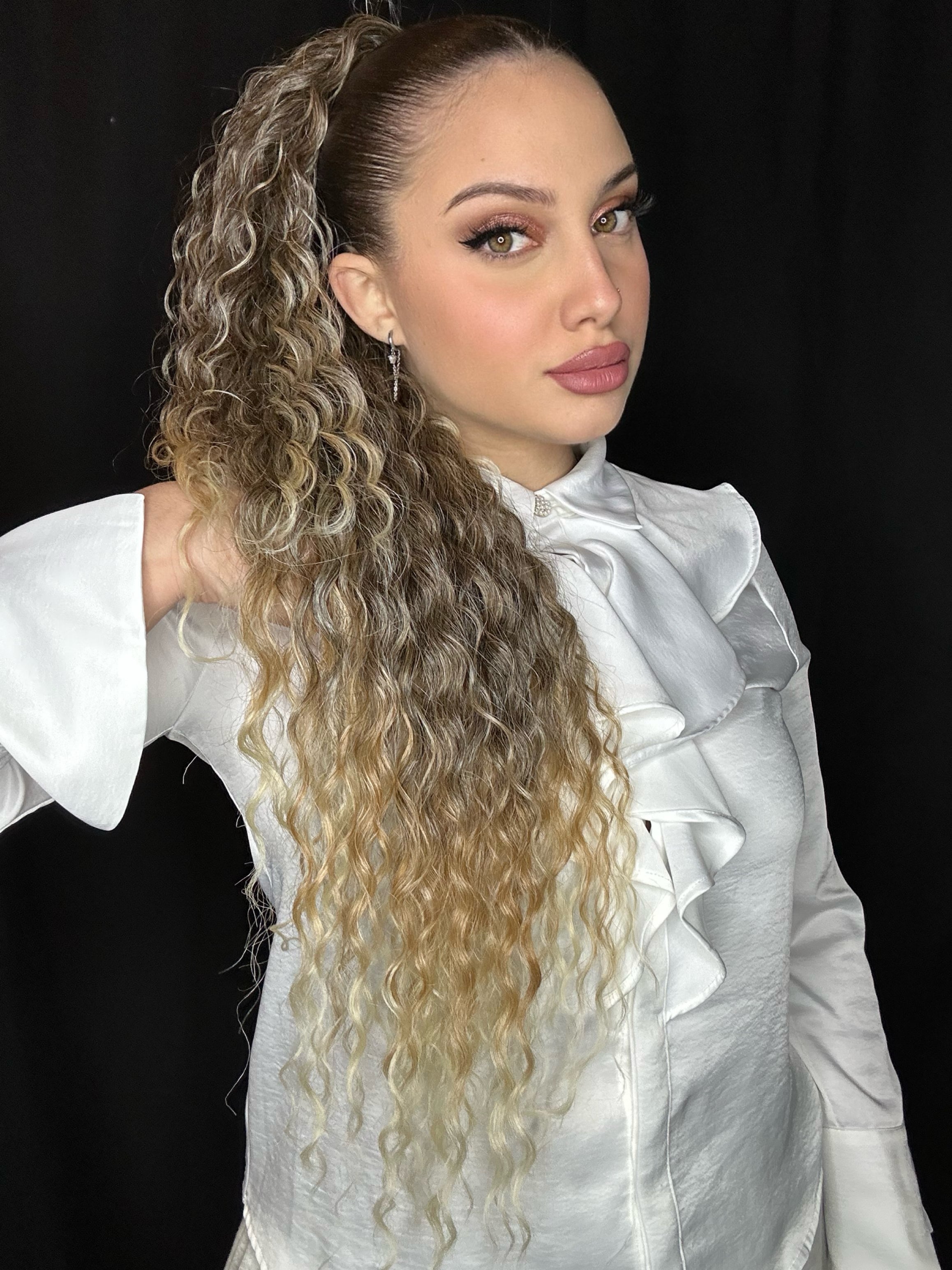 Coda riccia Blonde Degradee