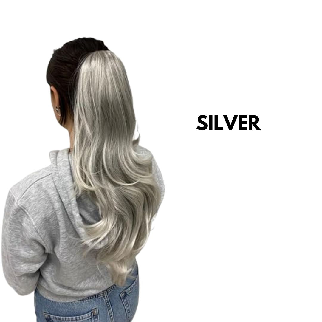 Coda mossa con pinza 50cm