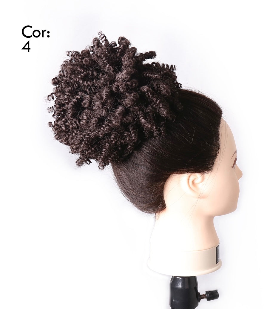 Afro puff corto